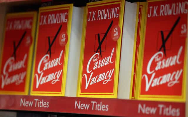 Copies of J. K. Rowling's latest novel 'The Casual Vacancy' are on display at Foyles bookshop which has gone on sale today starting at 8:00 am on September 27, 2012 in London, England. 'The Casual Vacancy' is J. K. Rowling's first book aimed at an adult readership and is centered on a parish council election in a small West Country town. (Photo by Oli Scarff)