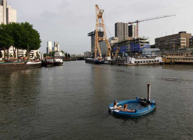 The Hot Tub Tug Boat