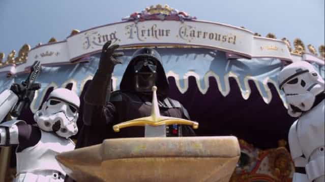 Darth Vader In Disneyland