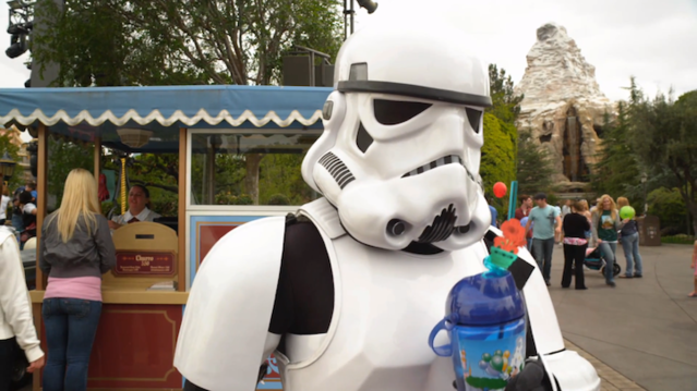 Darth Vader In Disneyland