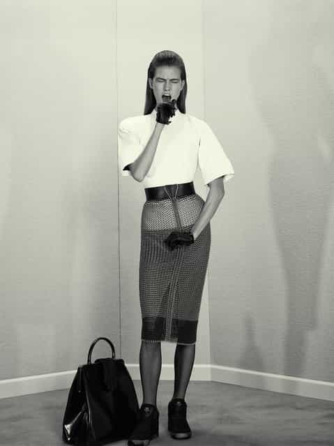 [A Head For Business And A Bod For Sin]. Karlie Kloss by Roe Ethridge (Acne Paper #14 Fall 2012)