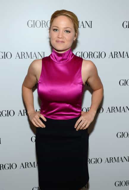 Actress Erika Christensen, wearing Emporio Armani attends the Giorgio Armani Beauty Luncheon on December 6, 2012 in Beverly Hills, California. (Photo by Michael Buckner for Giorgio Armani Beauty)