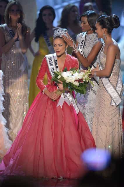 Miss USA, Olivia Culpo is crowned Miss Universe 2012 during the Miss Universe Pageant at Planet Hollywood in Las Vegas, Nevada on December 19, 2012. Eighty-nine countries and territories took part in in this year's pageant. (Photo by Joe Klamar/AFP Photo)