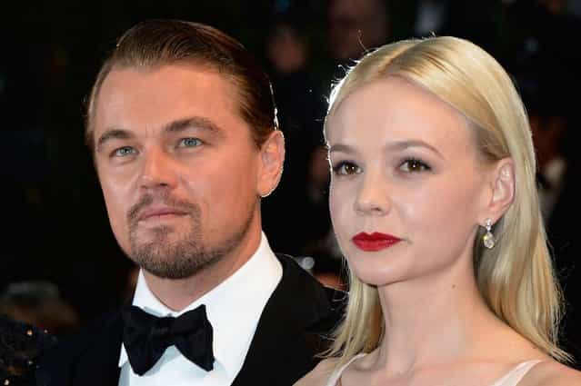 Leonardo DiCaprio and Carey Mulligan attend the Opening Ceremony and [The Great Gatsby] Premiere during the 66th Annual Cannes Film Festival at the Theatre Lumiere on May 15, 2013 in Cannes, France. (Photo by Pascal Le Segretain/Getty Images)