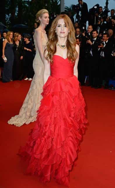 Isla Fisher attends the Opening Ceremony and [The Great Gatsby] Premiere during the 66th Annual Cannes Film Festival at the Theatre Lumiere on May 15, 2013 in Cannes, France. (Photo by Pascal Le Segretain/Getty Images)
