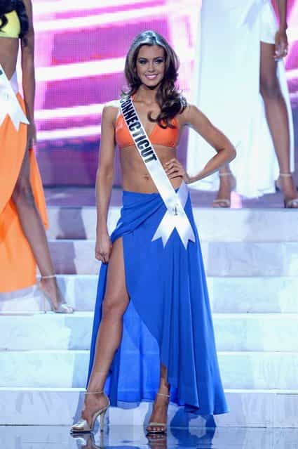 Miss Connecticut USA Erin Brady competes in the swimwear competition during the 2013 Miss USA pageant at PH Live at Planet Hollywood Resort & Casino on June 16, 2013 in Las Vegas, Nevada. Brady went on to be crowned the new Miss USA (Photo by Ethan Miller)