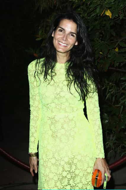 Angie Harmon attends the [Mademoiselle C] cocktail party at Pavillon Ledoyen on October 1, 2013 in Paris, France. (Photo by Julien M. Hekimian/Getty Images)