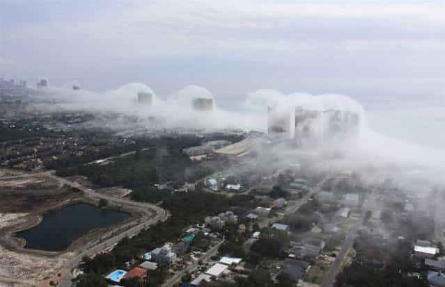 Tsunami Clouds: A Rush of Fog
