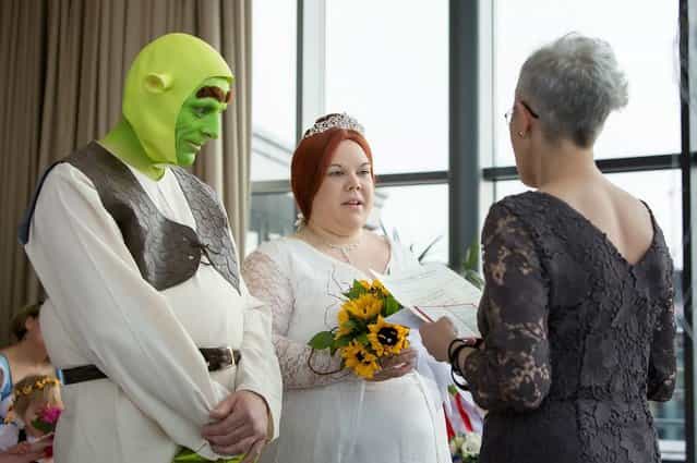 Shrek Wedding By Paul Bellas and Heidi Coxshall