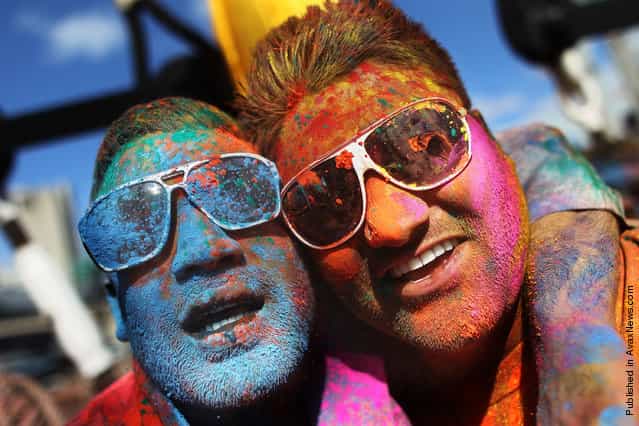 Indian Festival Of Holi Celebrated In Manhattan
