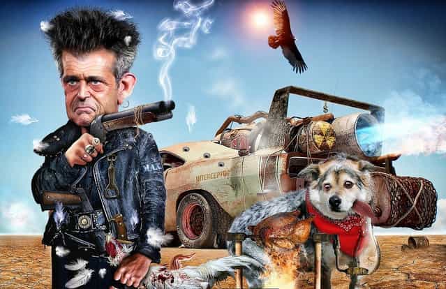 MEL GIBSON IN MAD MAX the CHICKENS THIEVE