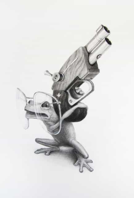 Gun-Toting Animals By Xiau Fong