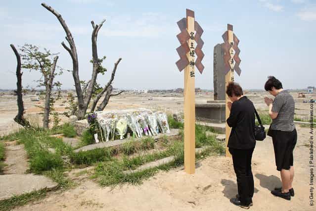 Japan Commemorates Three Month Anniversary Of Magnitude 9.0 Earthquake And Tsunami