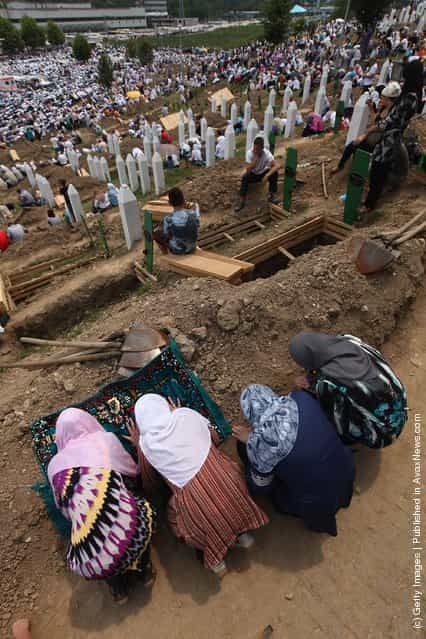 Mass Burial Of More Srebrenica Massacre Victims