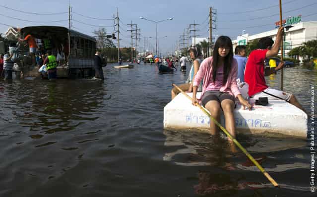 Flooding Threatens Downtown Bangkok