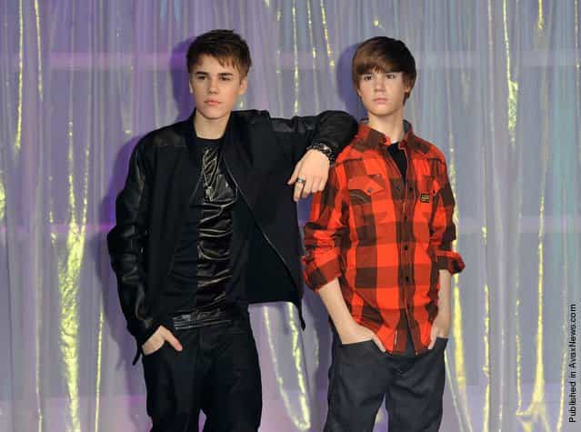 Justin Bieber Unveils His Waxwork at Madame Tussauds