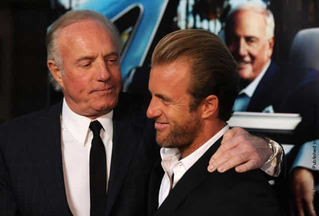 Actors James Caan and Scott Caan