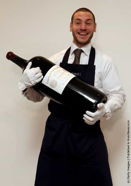 Giant Bottle Of Bordeaux Wine