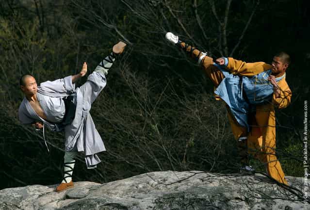 Many-sided China. Warrior Monks Of Shaolin Temple