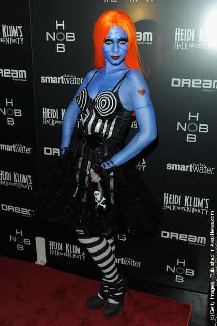 Michelle Tractenberg attends Heidi Klums 12th annual Halloween party