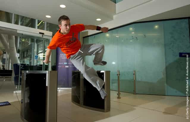 Free runners 3run take advantage of O2s empty Slough HQ on the companys flexible working day
