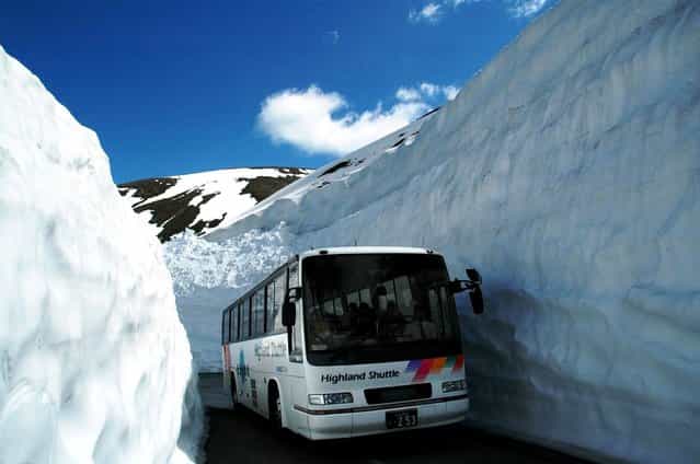 Snow Wall in Japan