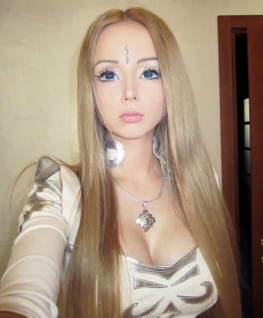 Human Barbie Doll Valeria Lukyanova aka Naamah From The Ukraine