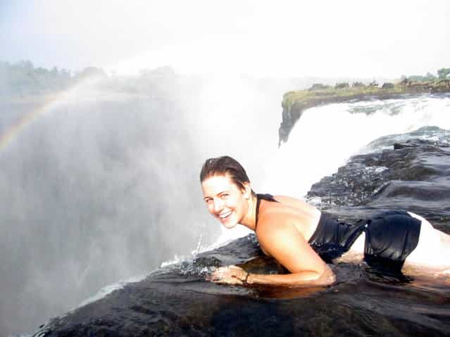 Devil's Pool – Victoria Falls, Zambia. (Photo by Siena College Study Abroad)