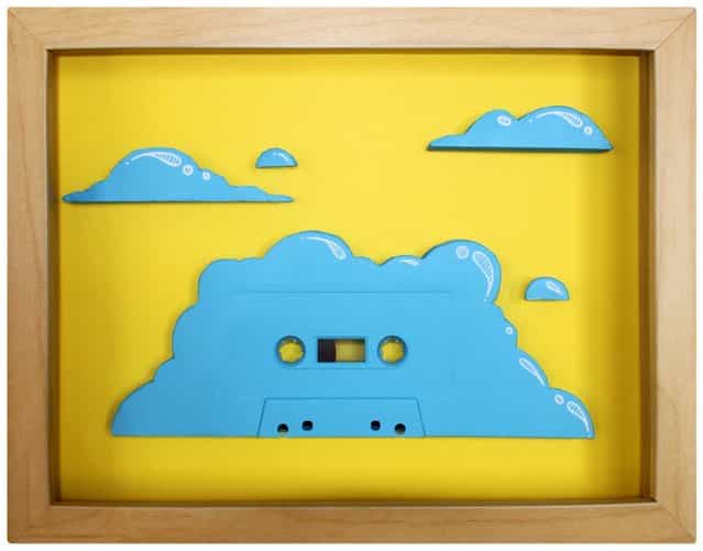 Cassette Tape Art By Benoit Jammes