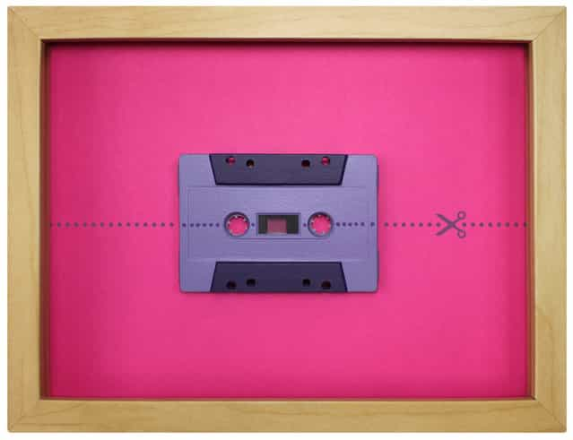 Cassette Tape Art By Benoit Jammes