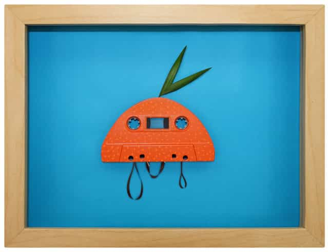 Cassette Tape Art By Benoit Jammes