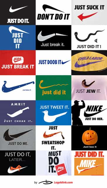 Nike Spoof and Copycat Logos