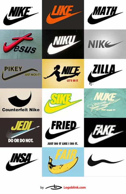 Nike Spoof and Copycat Logos