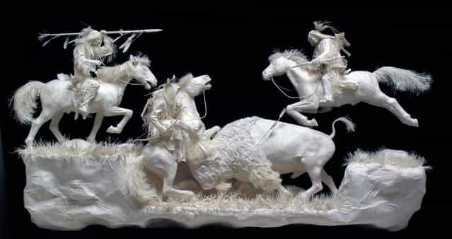 Paper Sculptures By Allen And Patty Eckman