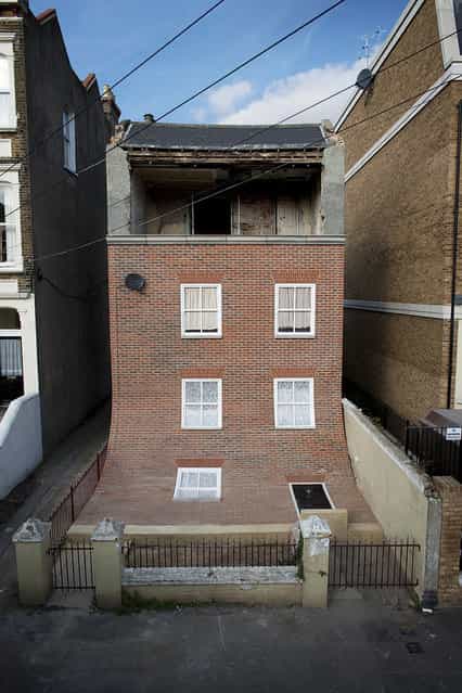 Margate Sliding House Created By Artist Alex Chinneck