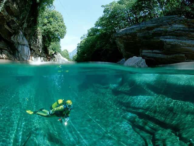 Crystal Clear Waters Of Verzasca River
